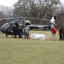 Winnipeg Police Service Helicopter, SARScene, 2011: SARScene Demonstration, Assiniboine Park, Winnipeg, MB. Oct, 2011